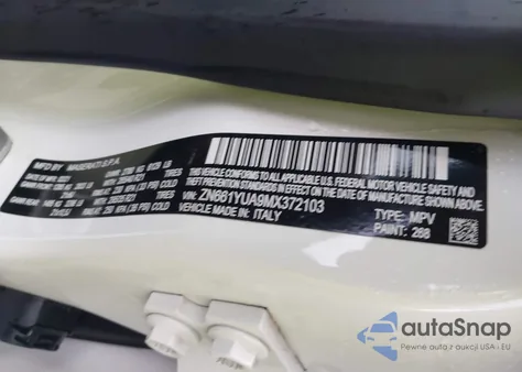 2021 Maserati Levante S z USA, uszkodzony, nr VIN ZN661YUA9MX372103